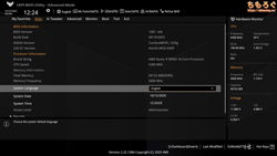 ASUS TUF GAMING B850-PLUS WIFI（UEFI BIOS画面）