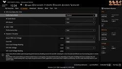 ASUS TUF GAMING B850-PLUS WIFI（UEFI BIOS画面）