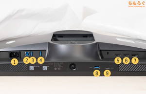 DELL AW2725QFレビュー(インターフェイス)