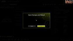 MSI MAG B850 TOMAHAWK MAX（UEFI BIOS画面）