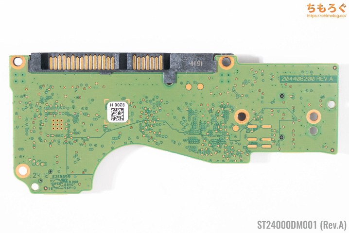 Seagate ST24000DM001 基板 分解写真