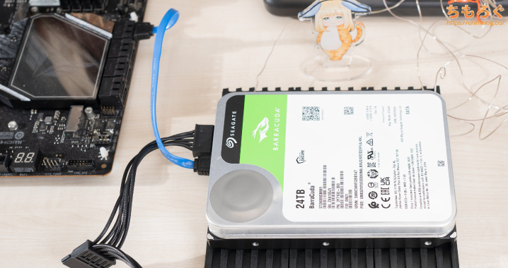 Seagate ST24000DM001 テスト環境