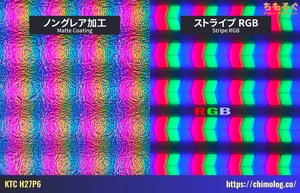 KTC H27P6レビュー（画素ドット）