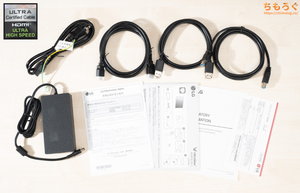 LG 27GX700A-B レビュー（付属品）