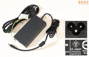 LG 27GX700A-B レビュー（ACアダプター）