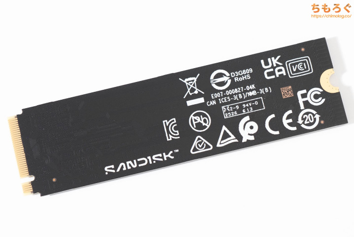 WD Blue SN5100 基板 写真