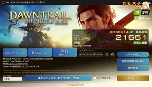 DELL Tower Plus EBT2250（9800X3D）をベンチマーク：FF14黄金のレガシー