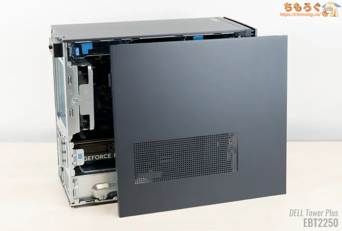 DELL Tower Plus EBT2250をレビュー（ケースを開けて中身を見る）