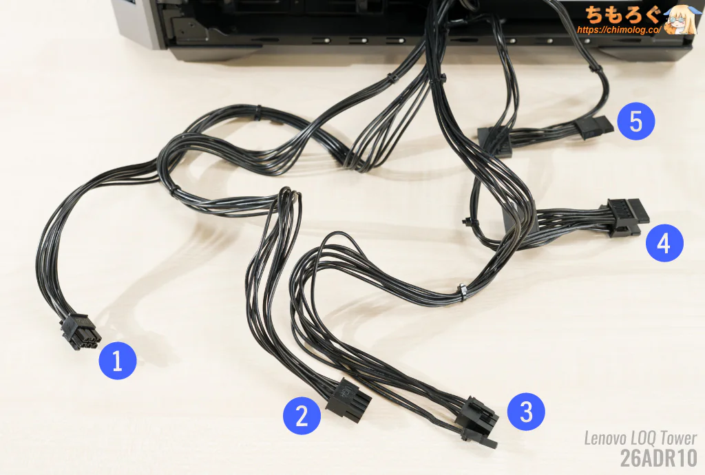 Lenovo LOQ 26ADR10の電源ユニット