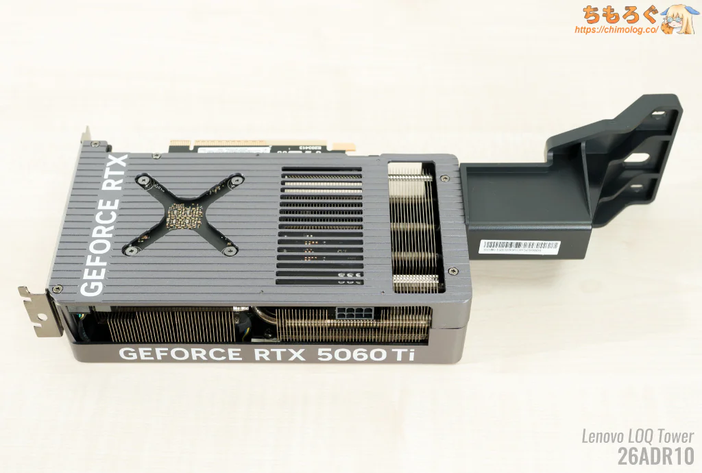 Lenovo LOQ 26ADR10の標準グラフィックボード