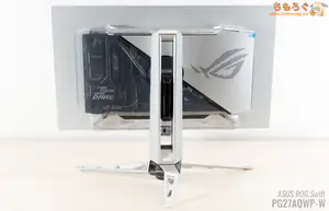 ASUS PG27AQWP-W レビュー（デザイン 実物写真）