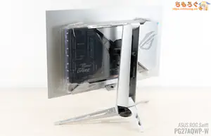 ASUS PG27AQWP-W レビュー（デザイン 実物写真）