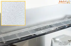 ASUS PG27AQWP-W レビュー（デザイン 実物写真）
