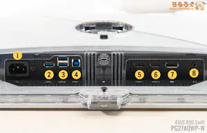 ASUS PG27AQWP-Wレビュー（インターフェイス）