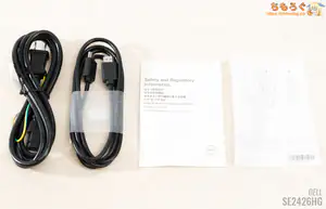 DELL SE2426HG レビュー(付属品)