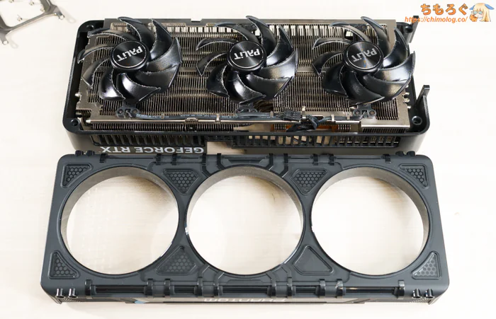 グラボのデシュラウドMOD（ファン交換）