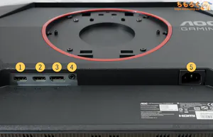AOC Q27G4ZMN/11レビュー（インターフェイス）