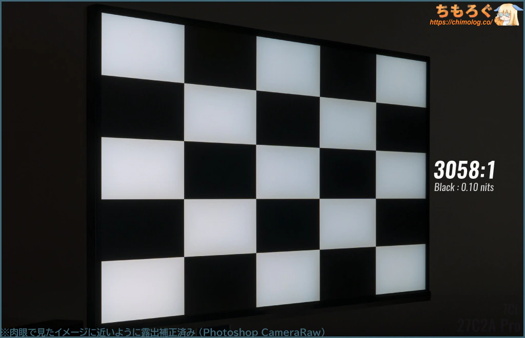 TCL 27C2A Proの視野角