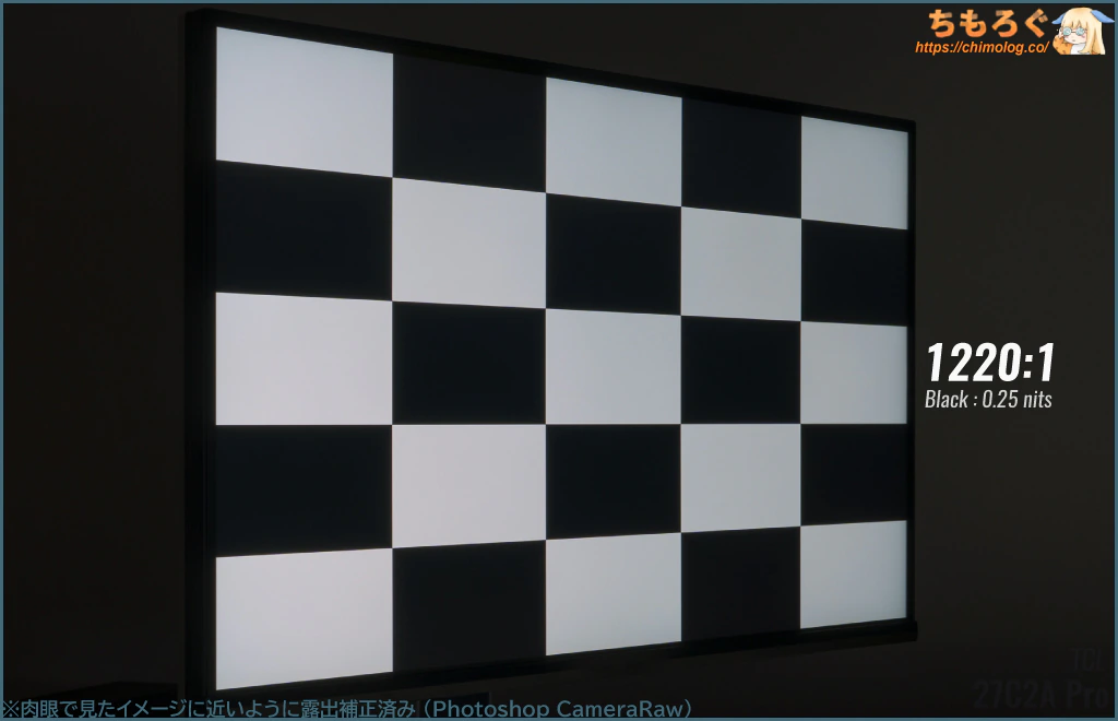 TCL 27C2A Proの視野角