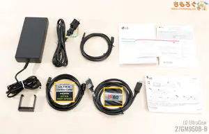 LG 27GM950B-B MAX レビュー（付属品）