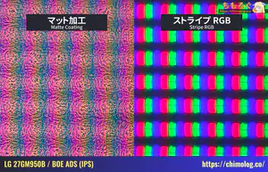 LG 27GM950B-Bレビュー（画素ドット）