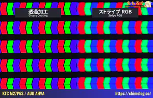 KTC M27P6Sレビュー(画素ドット)